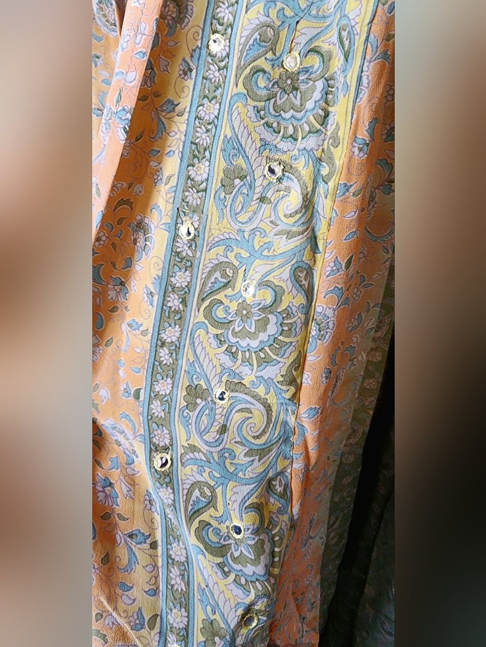 ​🕸️ OOAK Kantha Bae Utopia Duster Silk & Cotton Sari Kimono NWT 🕸️ - Picture 4 of 6